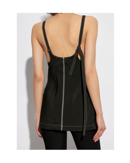 Sportmax Black Sleeveless Tops