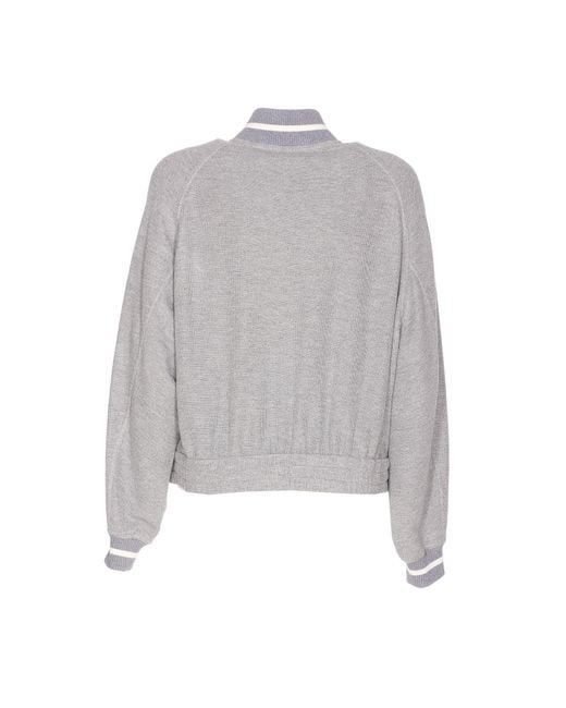 Brunello Cucinelli Gray Sweaters