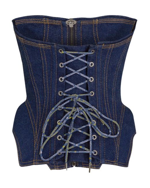 Vivienne Westwood Blue Denim Cobrax Corset