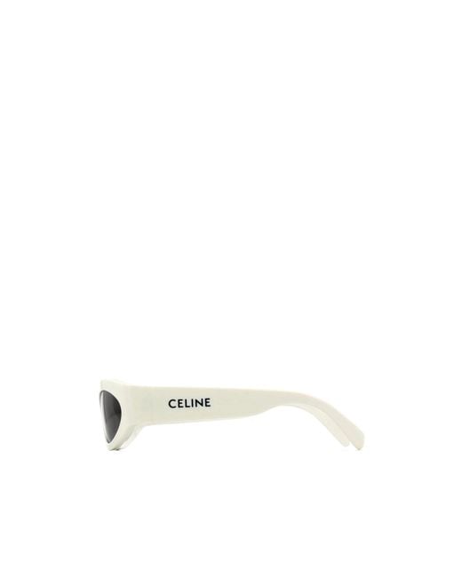 Céline White Logo Sunglasses for men