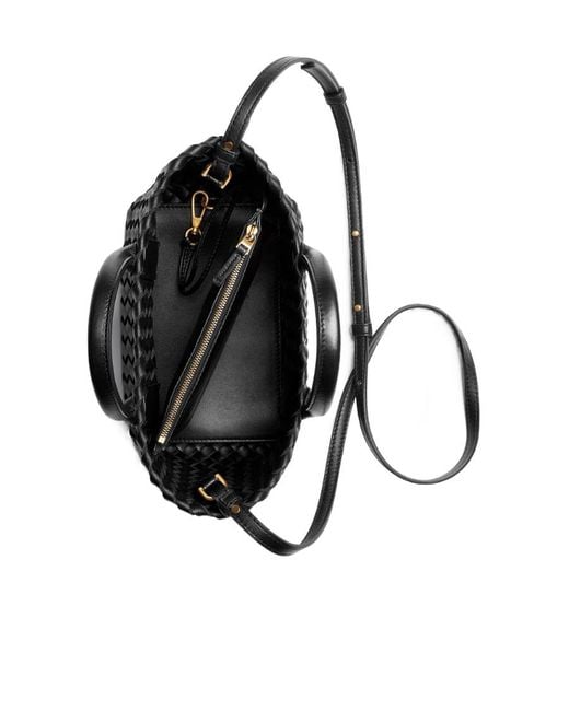 Bottega Veneta Black Mini Cabat