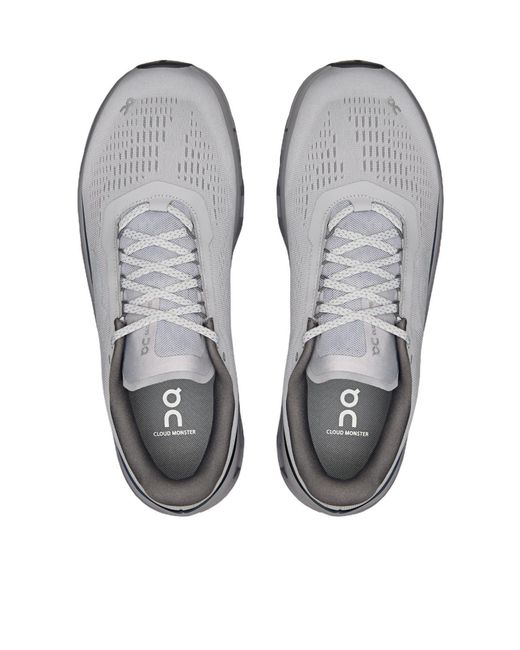 On Shoes Gray Cloudmonster 1 Sneakers for men