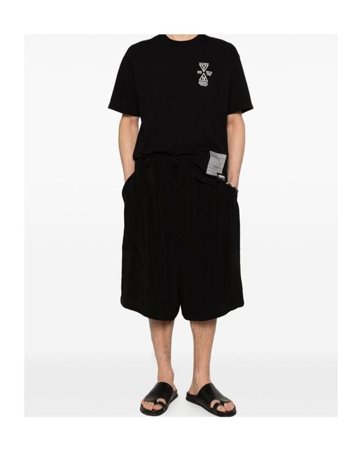 Yohji Yamamoto Black X Neighborhood Cotton T-Shirt for men