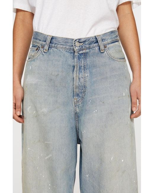 Acne Blue Super Baggy Fit Jeans