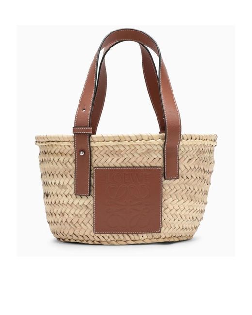 Loewe Brown Small Basket Tote Bag