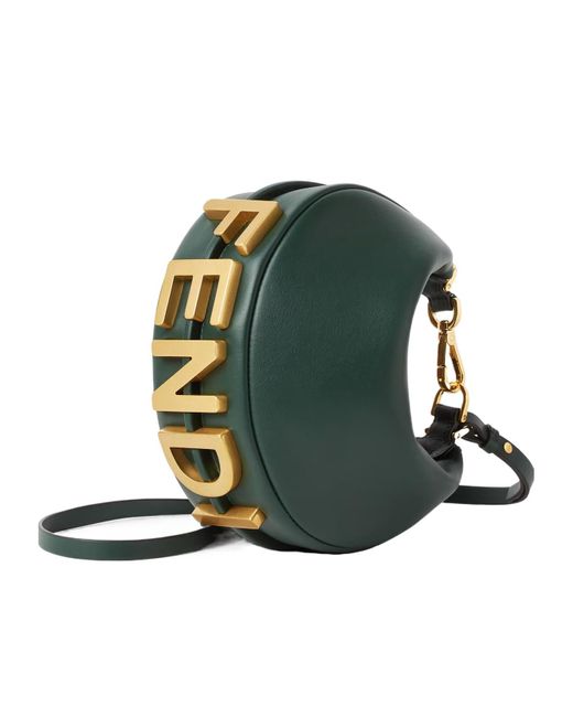 Fendi Green Graphy Mini Tote Bag