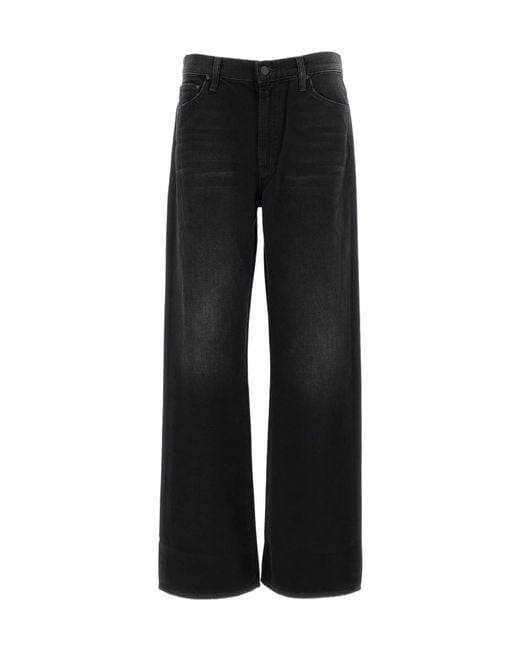 Mother Black The Dodger Sneak Jeans