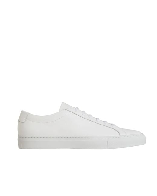 Common Projects White Leather Low-Top Sneakers for men
