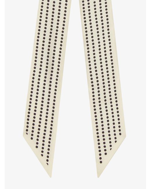 Givenchy White Polka Dots Bandeau