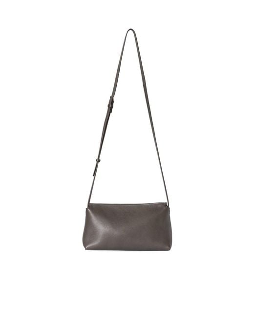 The Row White Rene Adjustable-Strap Crossbody Bag