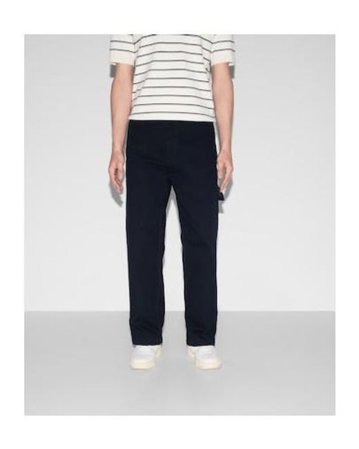 Gucci Blue Heavy Web Lable Pants for men