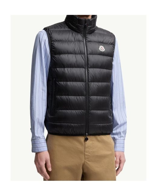 Moncler Black Rocoque Down Vest for men