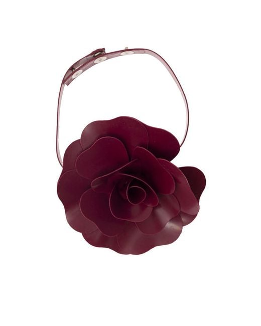 Philosophy Di Lorenzo Serafini Purple Flower Necklace