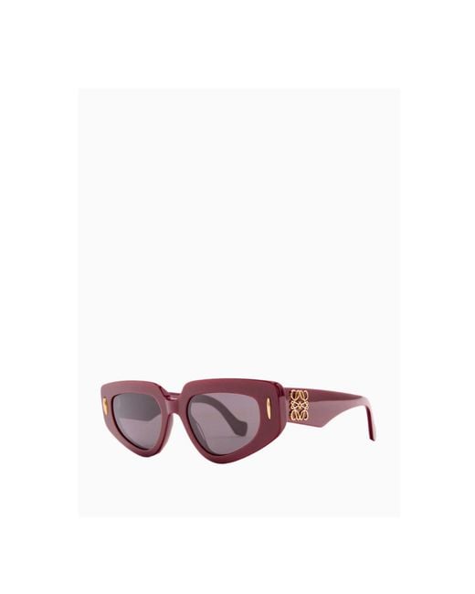 Loewe Purple Cat Eye Frame Sunglasses