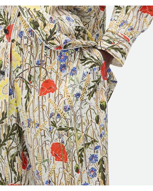 Bottega Veneta Metallic Flower Pyjama Set