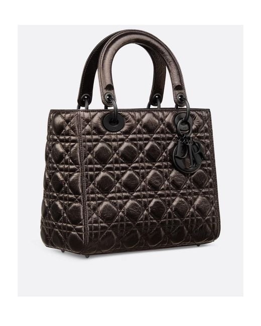 Dior Black Medium Lady Bag