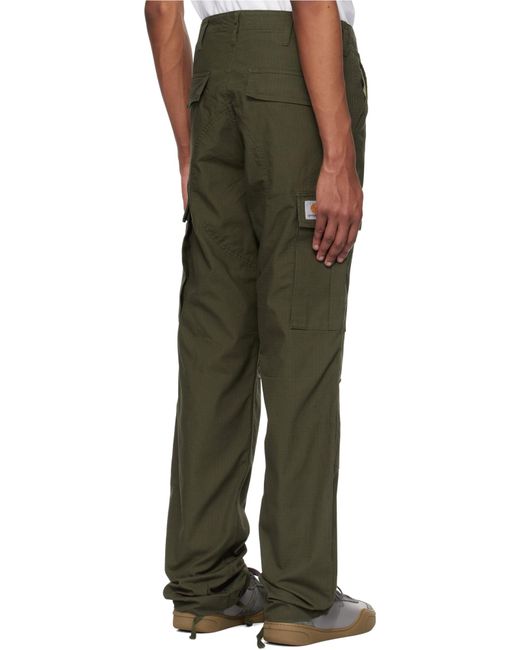Carhartt Green Regular Cargo Pants for men