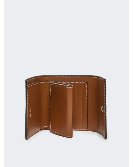Max Mara Brown Tri-Fold Wallet