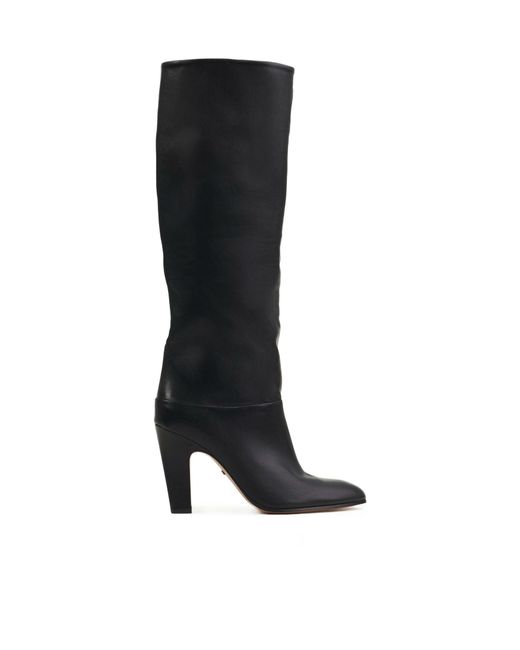 Chloé Black Chloé Eve Knee-Length Heeled Boots