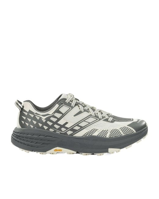 Hoka One One Gray Speedgoat 2 Lace-Up Sneakers for men