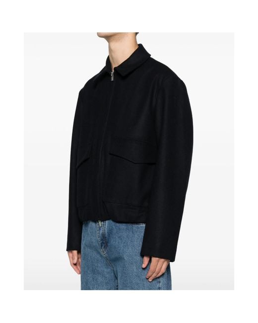 Barena Black Zipped-Pockets Jacket for men