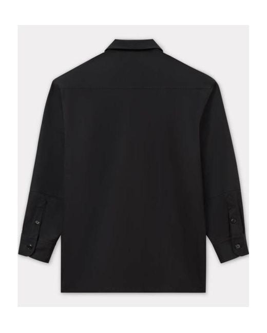 KENZO Black 'Boke Flower 2.0' Oversized Shirt for men