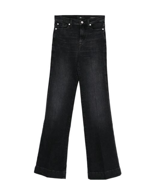 7 For All Mankind Black Belt Loop Jeans