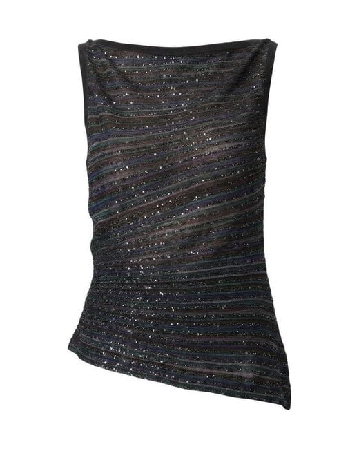Missoni Black Sleeveless Vest