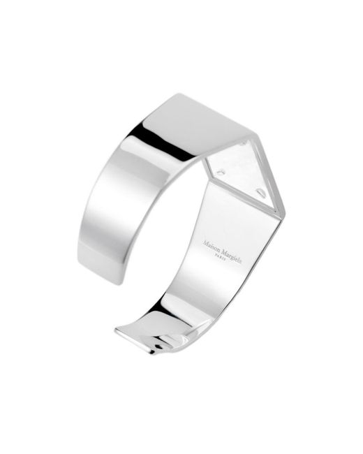Maison Margiela White Four Stitches Bracelet for men