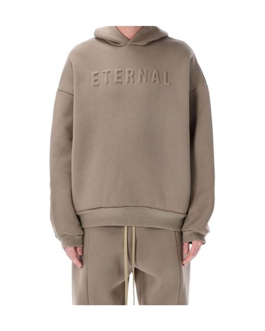 Fear Of God Gray Eternal Hoodie for men