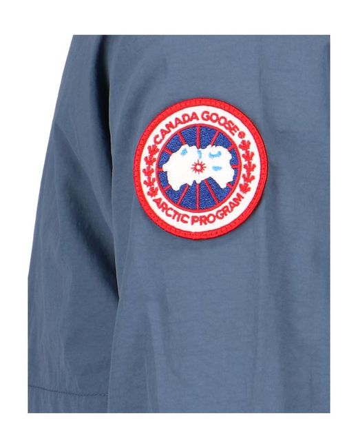 Canada Goose Blue Faber Hooded Jacket for men