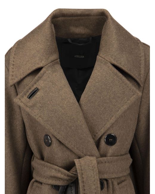 Max Mara Brown Long-Sleeved Coat