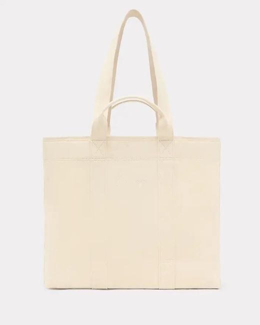 KENZO White Cartoon Large Tote Bag