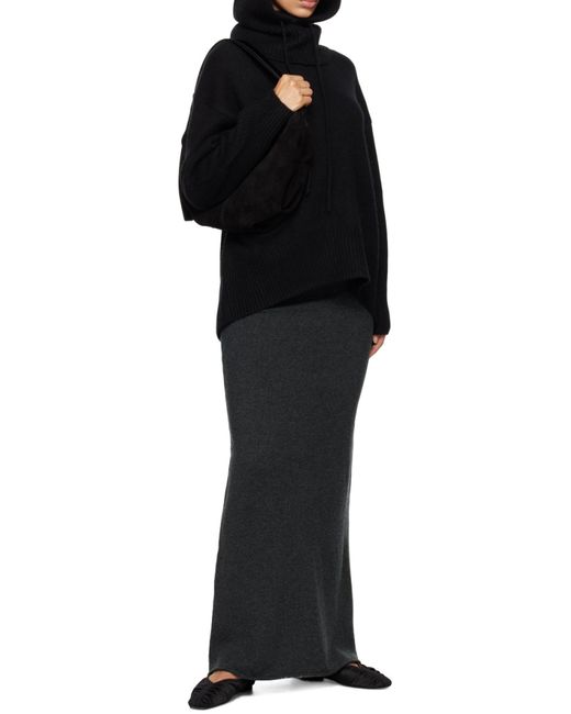 arch4 Black Roll-Neck Cashmere Jumper