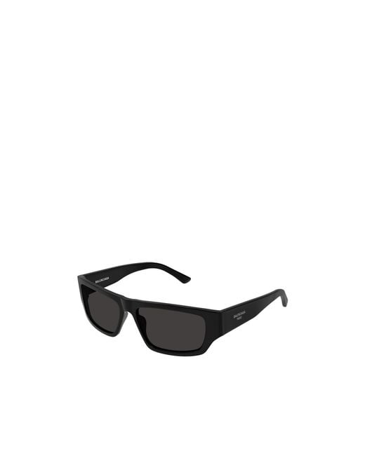 Balenciaga Black Eyewear Rectangular Frame Sunglasses for men