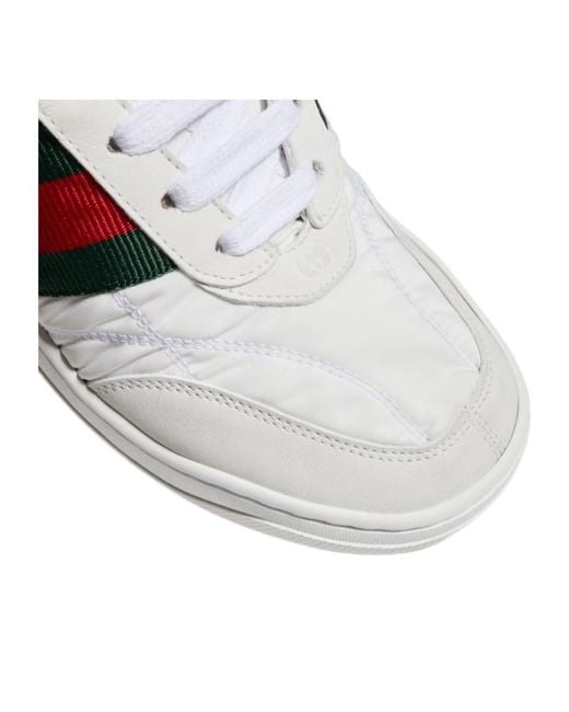 Gucci White Screener Sneaker