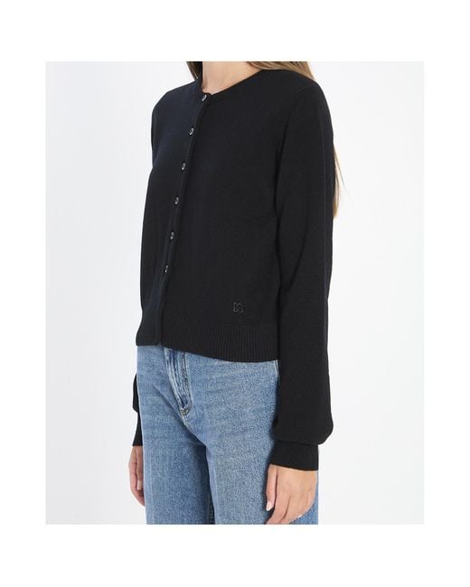 Dolce & Gabbana Black Button-Up Cardigan