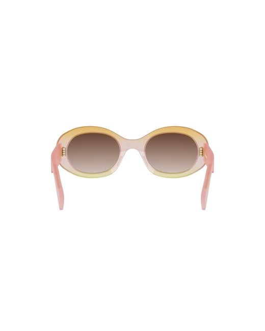 Céline White Full Frame Sunglasses