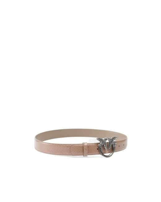Pinko White Galleria 3-Cm Belt