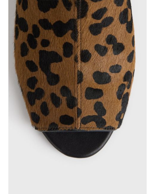 Totême  Brown Round-Toe Slippers