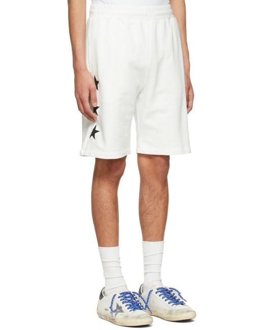 Golden Goose Deluxe Brand White Cotton Star-Motif Track Pants for men