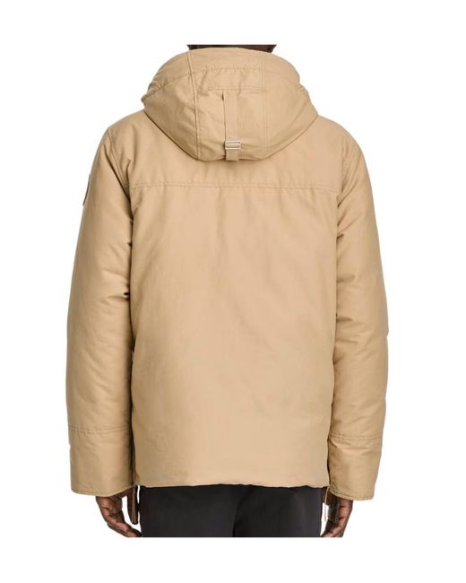 Canada Goose Natural Hooded Pocketed Padded Jacket for men