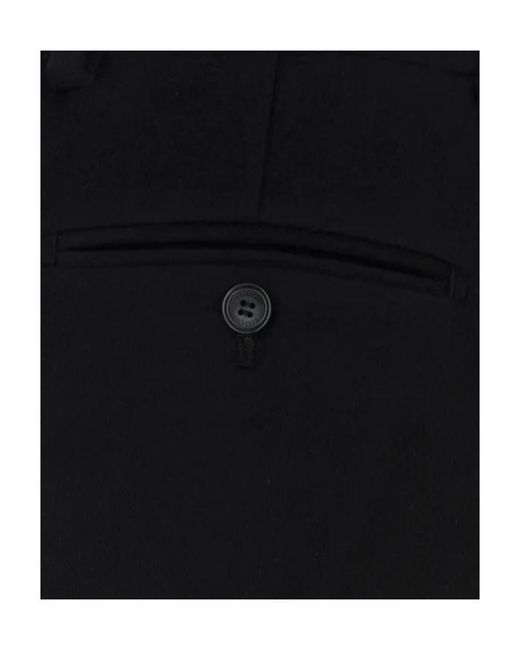 VTMNTS Black Felt Trousers for men