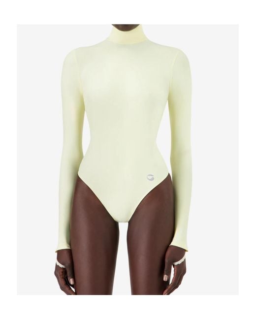 Coperni White Second Skin Bodysuit