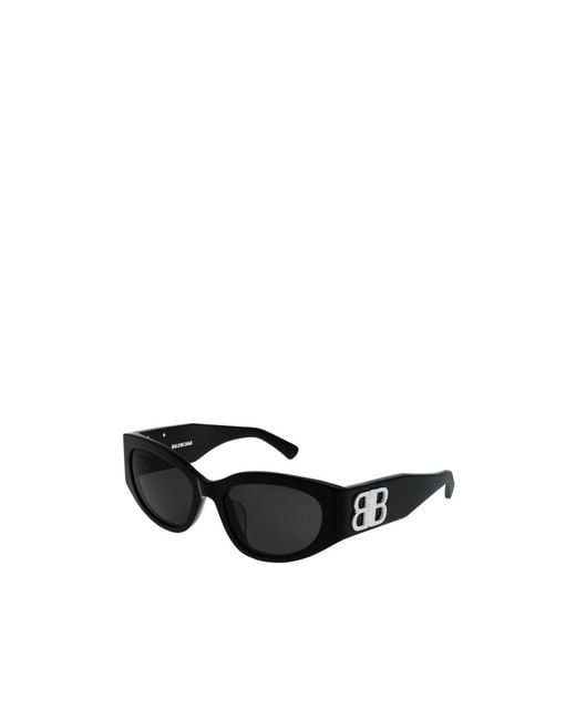 Balenciaga Black Eyewear Cat-Eye Frame Sunglasses for men