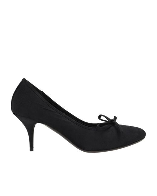 Balenciaga Black Leopold Worn-Out Pumps