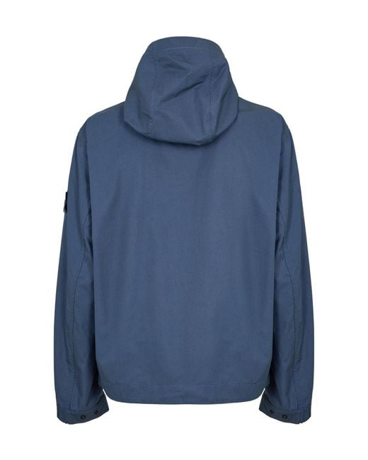Stone Island Blue Versatile Cotton Jacket for men