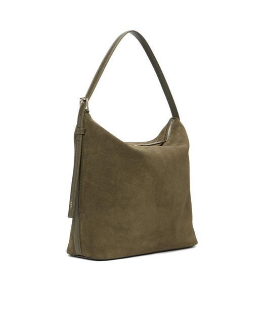 A.P.C. Green Zipped Tote Bag