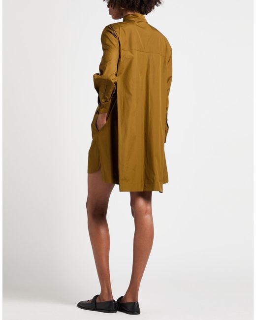 Max Mara Natural Solid Shirt Dress