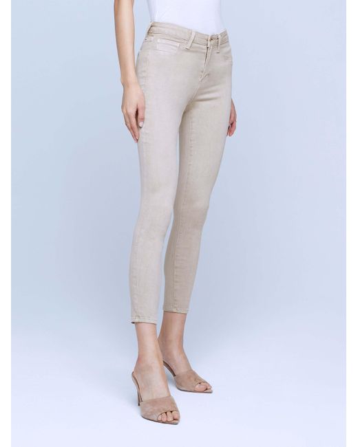 L'Agence Natural High-Waisted Jeans